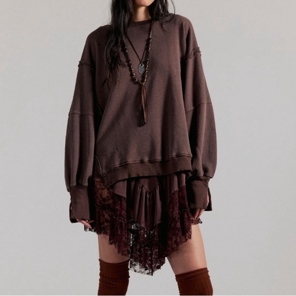 Free People Camden Sweatshirt, XS - Picture 2 of 13